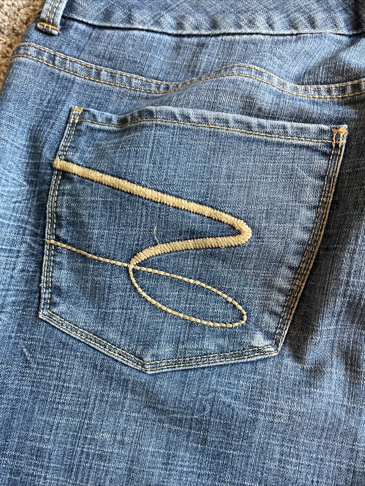 Seven 7 Womens Bootcut Jeans Size 18 Luxe Denim Med Wash Country Western 36x32 - View 14