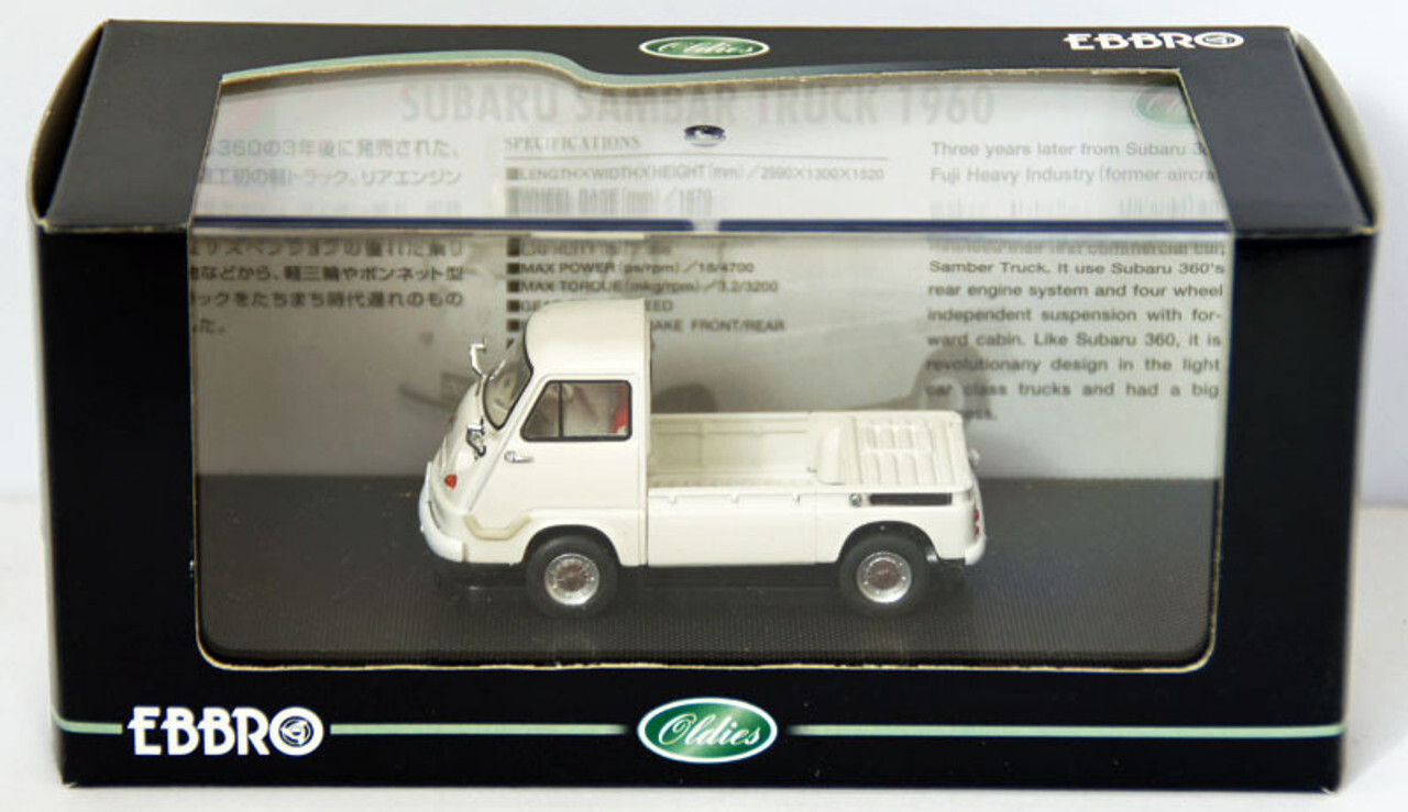 EBBRO EBB43994 1:43 Subaru Sambar Truck Ivory 1960
