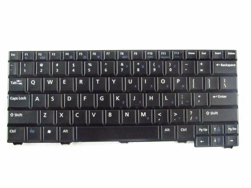 LOT2 Dell Latitude 2100 2110 2120 US English Laptop Keyboard Black NW3XM U041P - Image 2 of 3