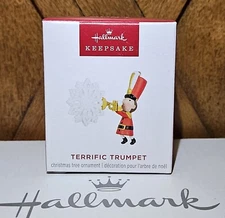 NEW Hallmark TERRIFIC TRUMPET Marching Band Miniature Keepsake Ornament 2024 
