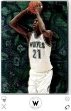1995-96 Metal #4 Kevin Garnett Tempered Steel