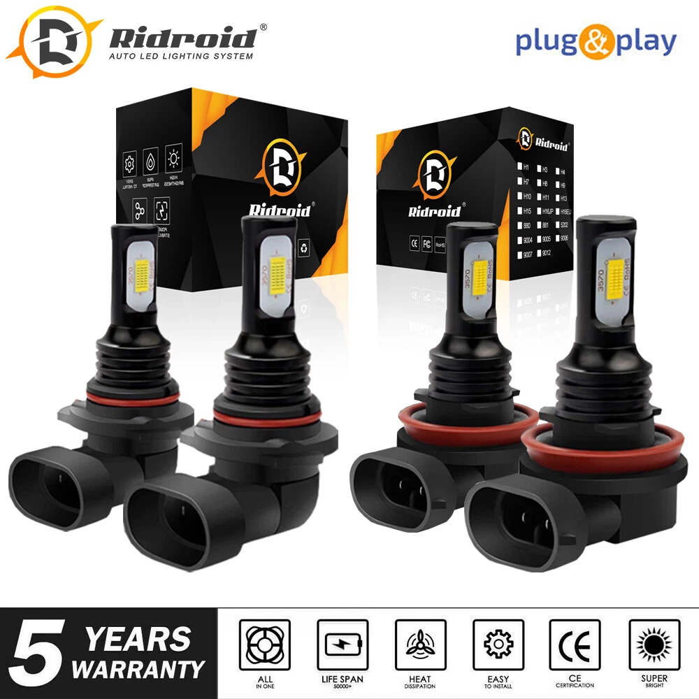 4PCS For Chevy Silverado 1500 2500HD 2007-2020 LED Headlight HIGH/LOW Bulbs Kit
Opens in a new windo