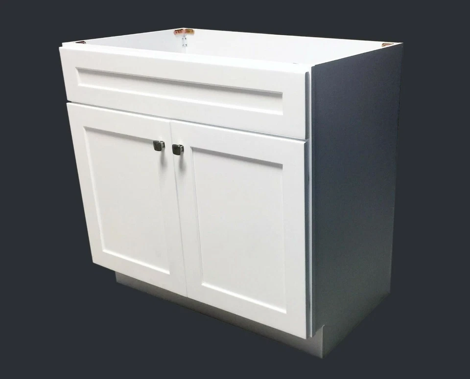 Nuevo Mueble Base Tocador Baño Coctelera Blanco 36"w x 21"d x 34.5"h WS-V3621 Foto 2 de 4