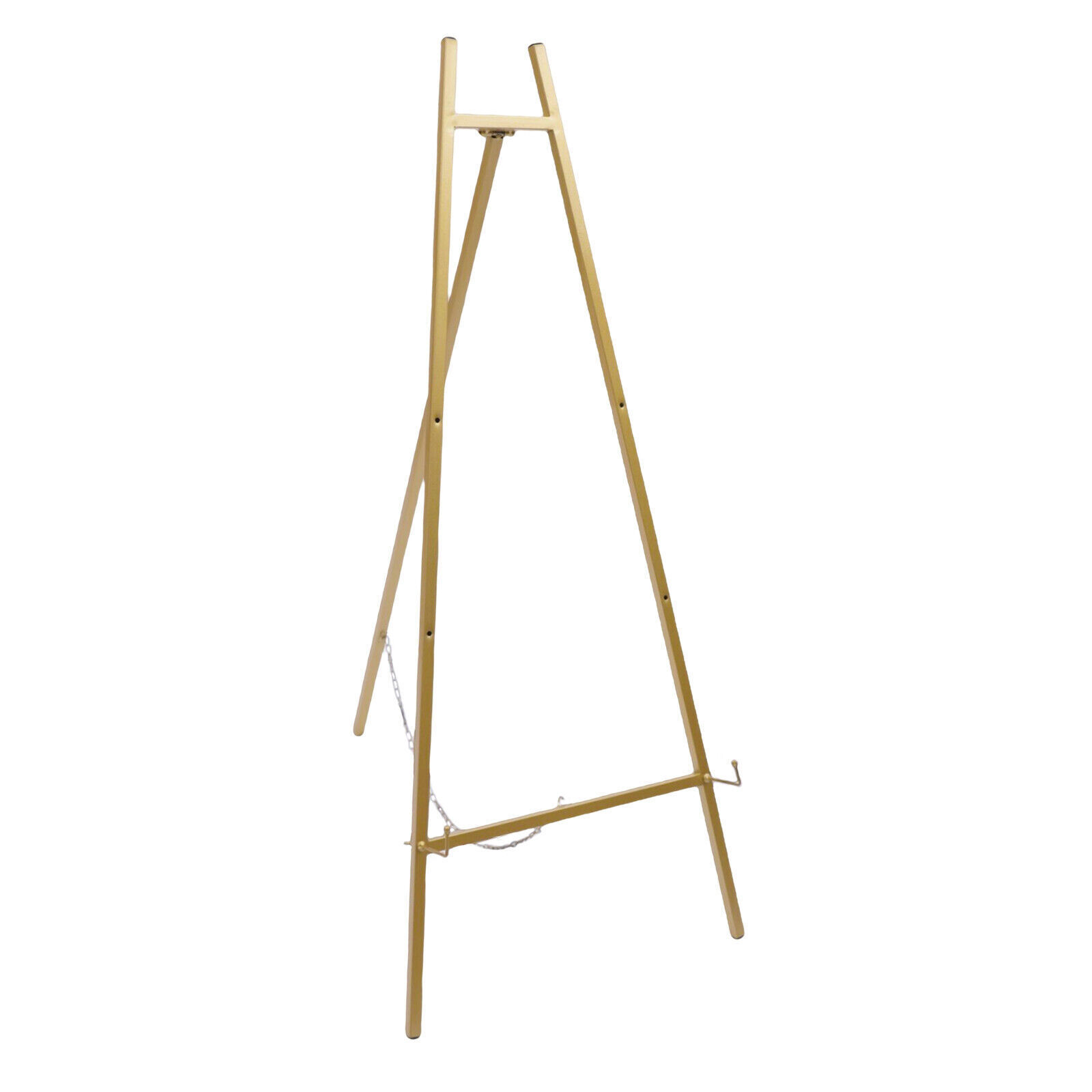 Tall Steel Pipe Floor Easel Stand fIT Display Decorative Large Gold Wed