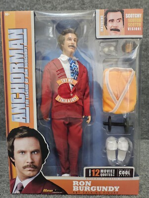 Anchorman The Legend of RON BURGUNDY 13'' Talking Figure