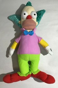 The Simpsons, Krusty The Clown Plush Stuffed Doll | eBay