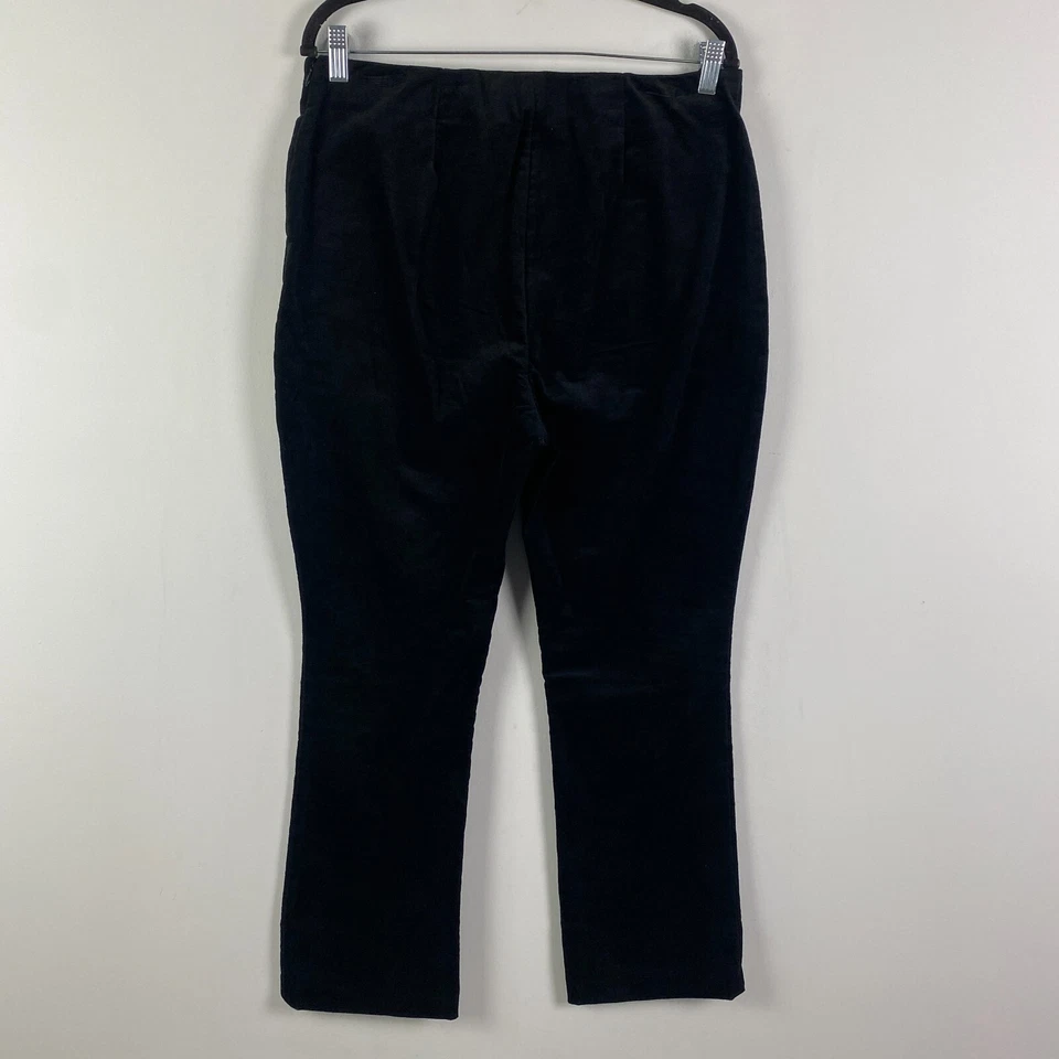 Tuckernuck Velvet Ashford Pants in Black Size XL Kick Crop Side Zip - Image 4 of 4
