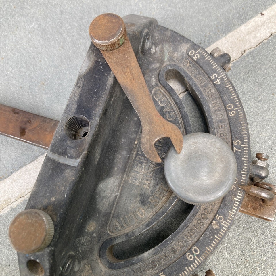 Vintage Delta Rockwell Milwaukee 10" Table Saw AutoSet Miter Gauge eBay