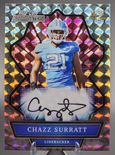 Chazz Surratt /99 2021 Wild Card Alumination Rookie RC Auto Silver Vikings 49ers
