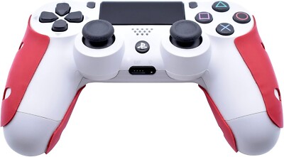 Setex PS4-Controller-Griff   rote, rutschfeste, mikrostrukturierte 1-mm-Griffe