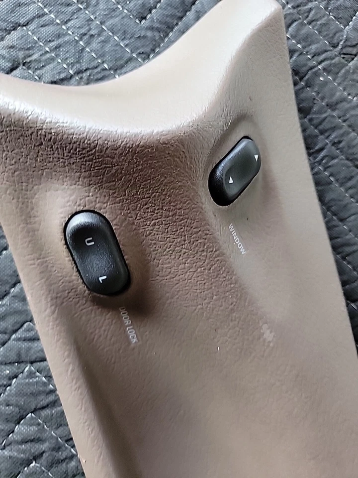 1994-1997 Ford Thunderbird Mercury Cougar Door Switch Panel RH Tan Brown - Изображение 4 из 4