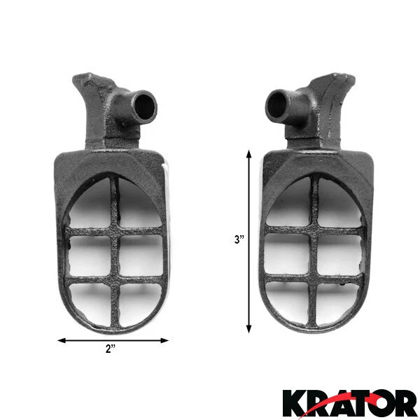 Clavijas de pie de acero para motocross Dirtbike para Yamaha Gas Gas WR250F WR400F YZ450F gris Foto 3 de 4