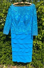 Mother of the Bride Embroidered Dress & Sheer Jacket