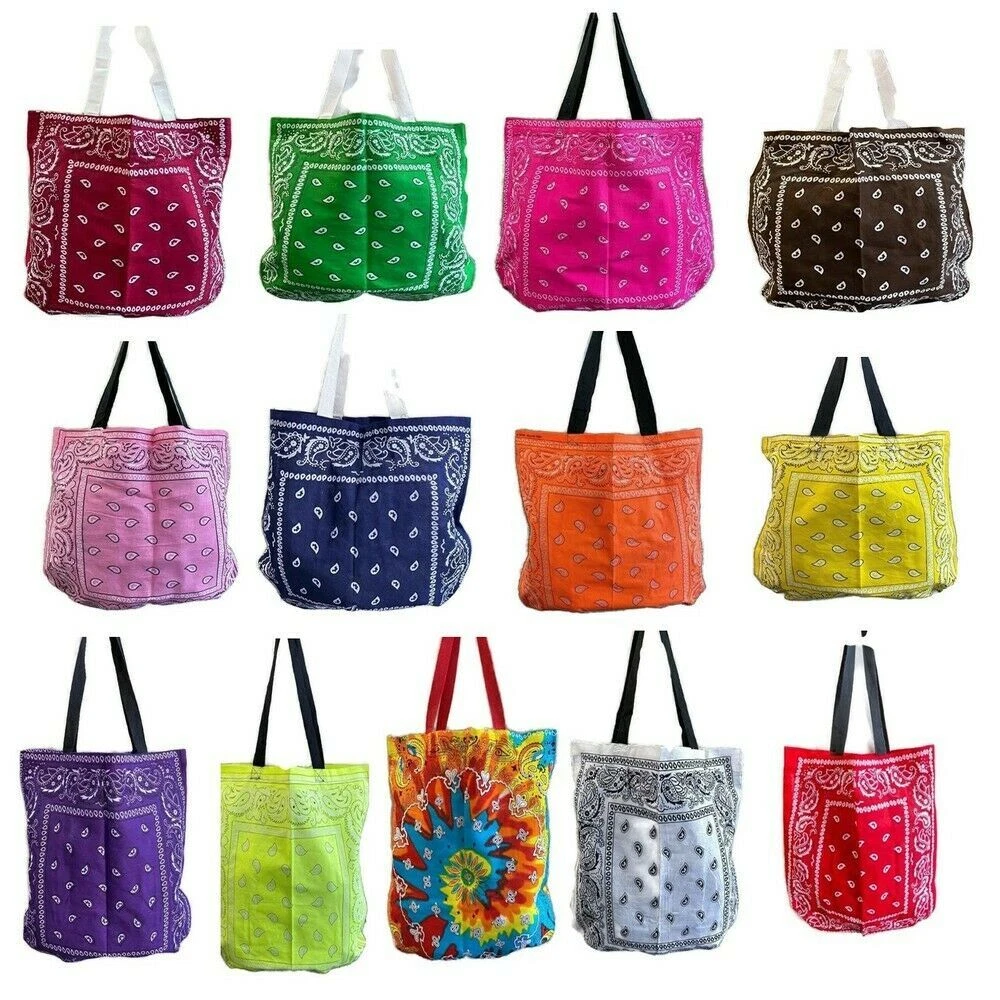 Bandana tote bag new arrivals