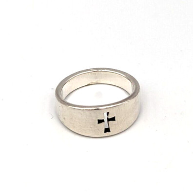 アクセサリー A&G Cross Rolling Ring Rings – A&G Rock