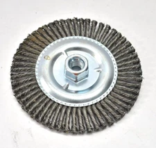 Pferd 6" Wire Wheel Brush Stringer Bead Tool 82488 Carbon Steel .020" 5/8"-11