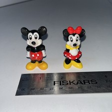 2 Disney Miniature Bone China 2 Tall Figurine...