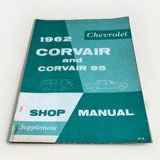 1962 Chevrolet Corvair And Corvair 95 Shop Service Manual Supplement