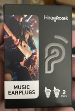 Hearprotek Concert Ear Plugs, 2Pairs Reusable High Fidelity Musician Ear Plugs