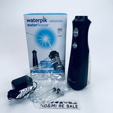 Waterpik Cordless Pearl Rechargeable Portable Water Flosser WF-13 Black