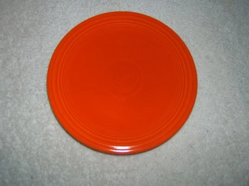 Vintage Fiestaware - 6" bread - butter plate in red Free shipping 1930's era