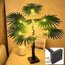 Lighted Palm Tree LED Palm Tree Light Light up Palm Tree Decorative Table Lamps