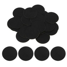 40Pcs Round Felt Circles 55mm 2-1/8" Non-Woven Felt Fabric Sticker Black