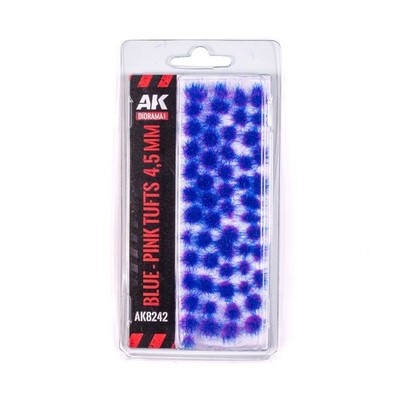 AK Interactive Pink & Blue Wargame Tufts 4,5mm AK8242 Diorama Gestaltung Basing