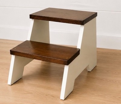 Step Up Kinderhocker Küche/Bad Holz Handarbeit