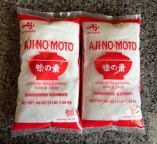 Ajinomoto Umami Seasonings 2 - Monosodium Glutamate Two 3lb/48oz packages