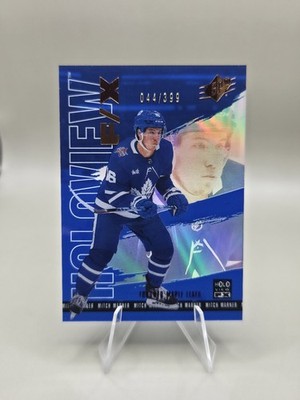 2024-25 SPx Holoview F/X Blue #'d /399 Mitch Marner Leafs
