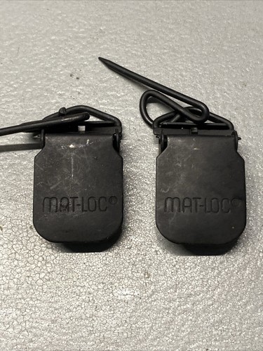 Mercedes BMW VW Carpet Floor Mat Retention Clip Pair Mat-Loc 4425690 Set Of 2 - Picture 1 of 3