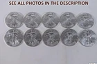 NobleSpirit (LG) DESIRABLE American SILVER Eagle HALF ROLL 10x 2016 GEM BU