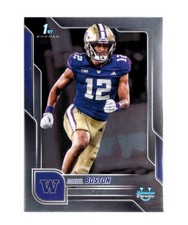 !!!      DENZEL BOSTON  BOWMAN CHROME  FOOTBALL ROOKIE CARD  $$