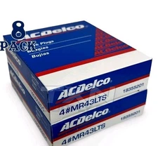 8 Spark Plug AC Delco MR43LTS Mercruiser 2.5-8.2L OMC GM 862029 3854399