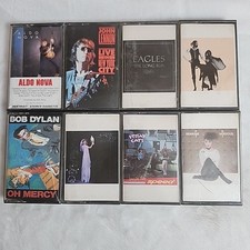 Lot Of 8 Classic Rock Cassette Tapes - Eagles Dylan Lennon Benatar Tested Works