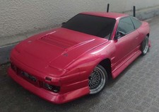 1/10 Nissan 180SX RC Car Body Only Painted Drift Style Shell