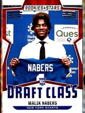 Malik Nabers 2024 Panini Rookies & Stars #DC-MNS Draft Class