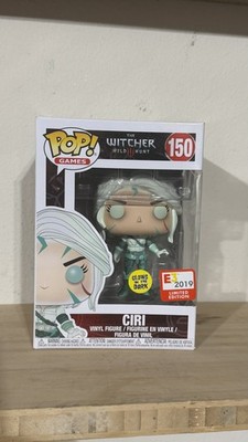 Funko Pop! The Witcher Wild Hunt Ciri #150 Glow in Dark Figure E3 2019 Exclusive