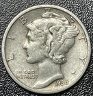 1936-D Mercury Dime   Very Fine  90% Silver 10c