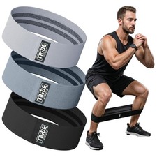 Tribe Lifting Fabric Resistance Bands for Exercise - Hip Bands for Working Ou