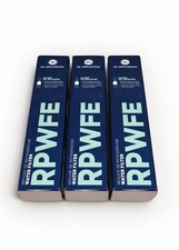 3x Genuine GE RPWFE Refrigerator Water Filter, in 3-Pack Box, With Chip
