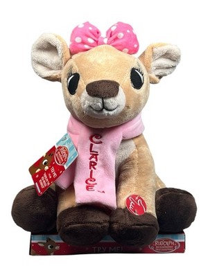 New Dan Dee Clarice Plush Moving/Singing  Rudolf the Red-Nosed Reindeer - video