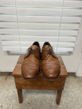 Allen Edmonds Lexington Mens Brown Leather Cap Toe Oxford Shoes Size 12 D USA