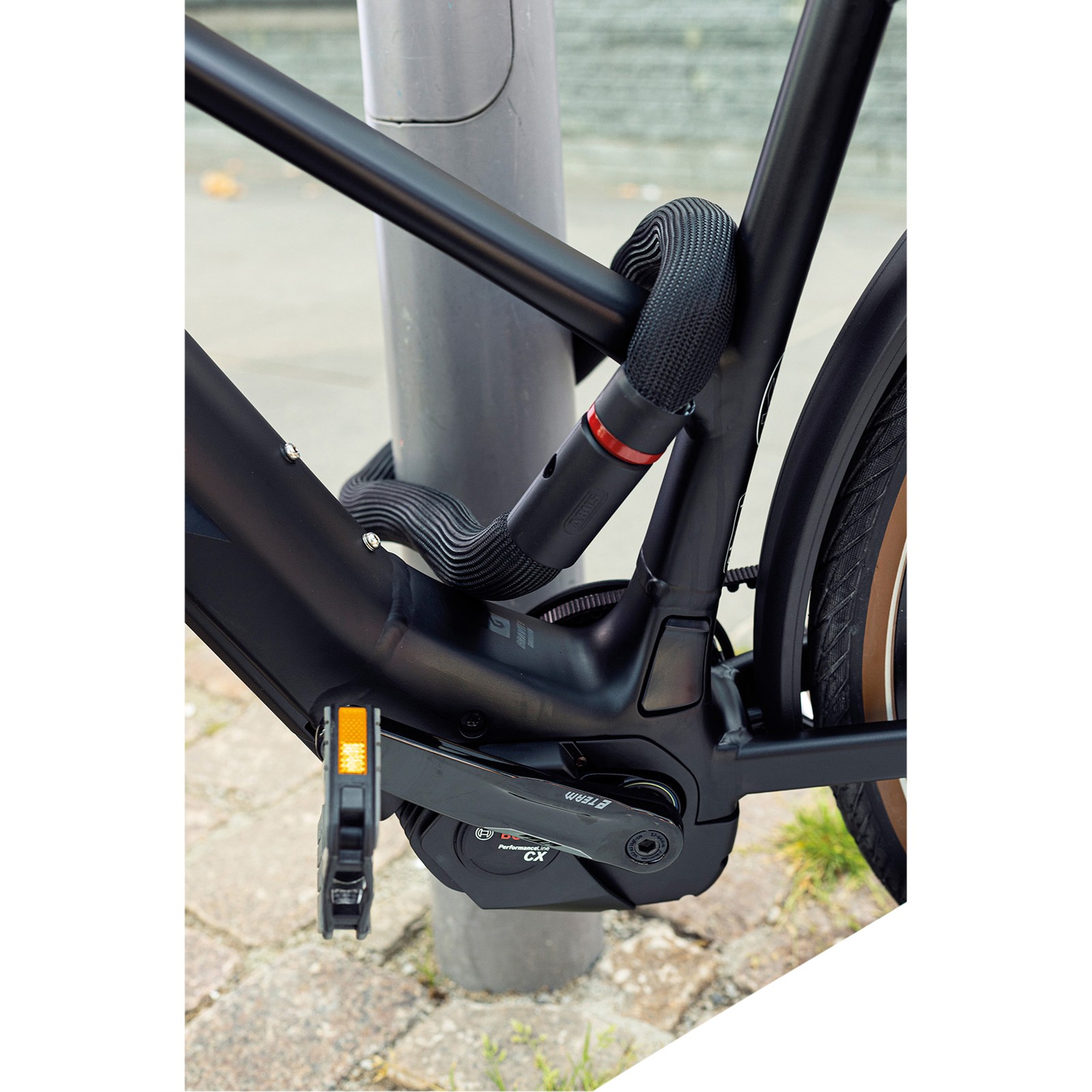 Antivol de vélo à clé ABUS Goose Lock en acier cémenté premium de 6mm