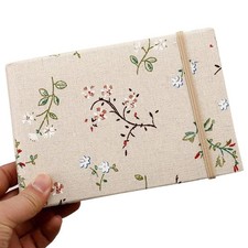 Photo Album 4x6, Soft Fabric Cover Pictures 100 Pockets, Multicolor