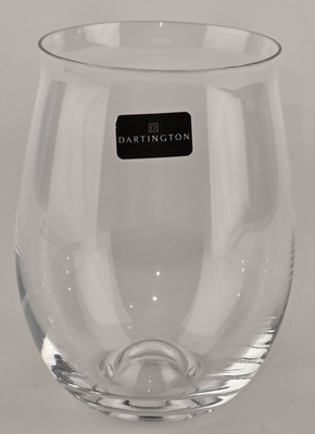 Dartington Crystal Tony Laithwaite Dimple Whiskey/Weinglas 4,5'' hoch beschriftet