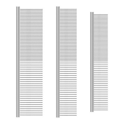 3 Pack Metal Comb for Dogs,Cat Grooming Comb,Dog Combs,Doodle Comb,Shedding Comb