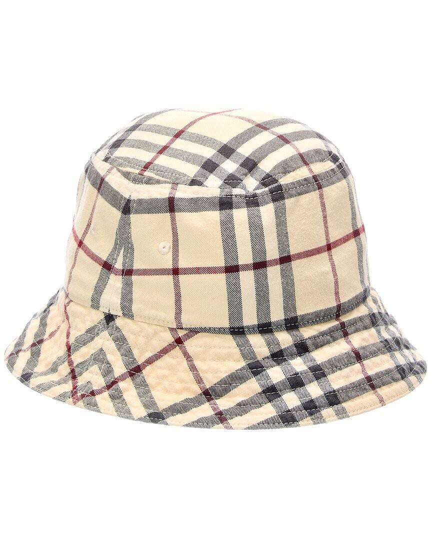 Burberry Check Bucket Hat Womens Beige Xs 54690₽