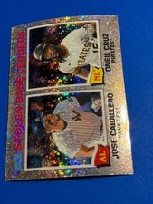 2026 Topps Heritage -2025 Stolen Base Leaders #4 Chrome Silver Sparkle Refractor